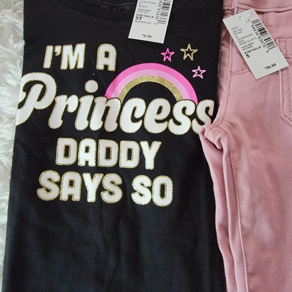 Children's Place Girls Bundle of 6 size 5 - Picture 11 of 12